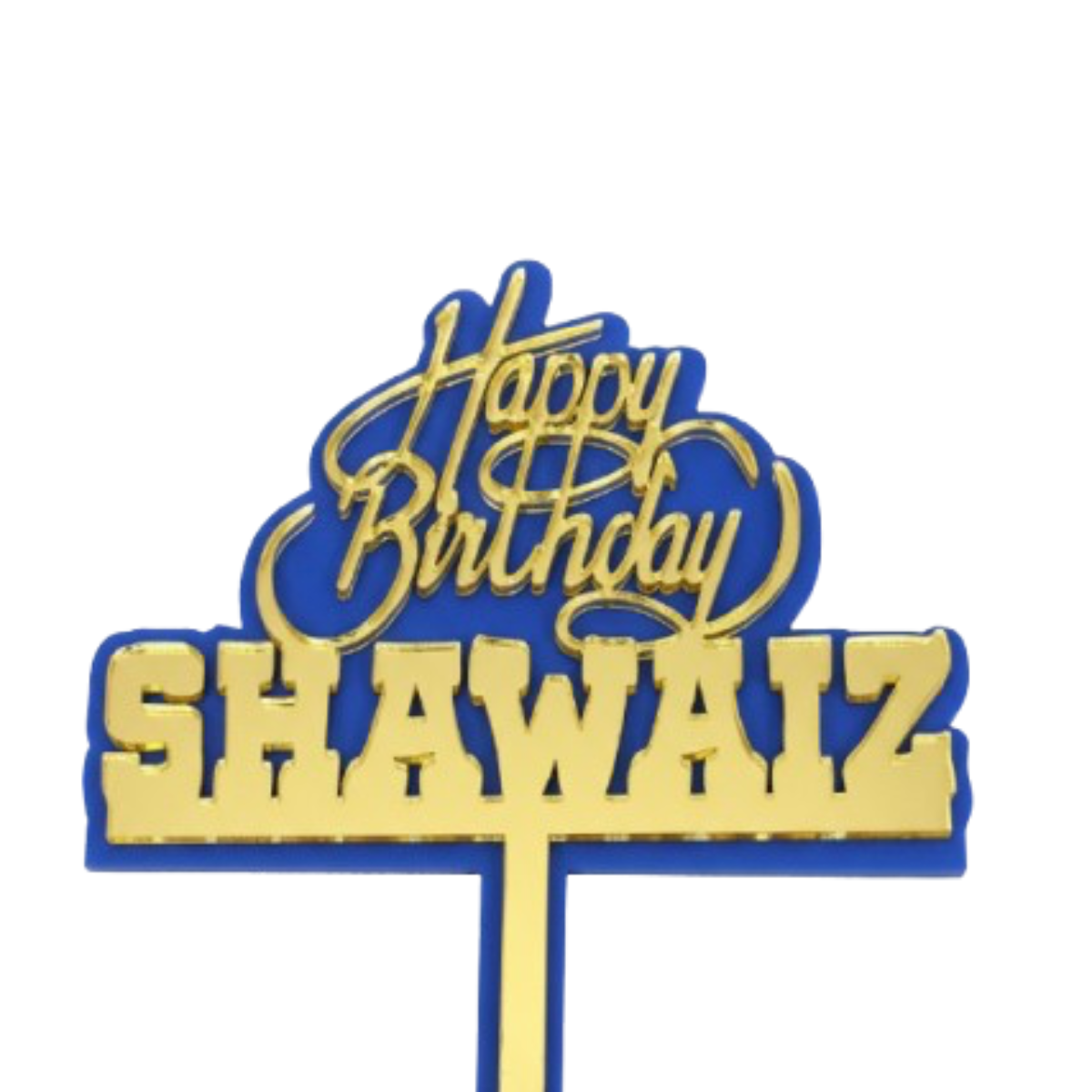 Personalised Acrylic Cake Topper – Custom Name & Date – Birthday Gift & Wedding Decoration – Australia