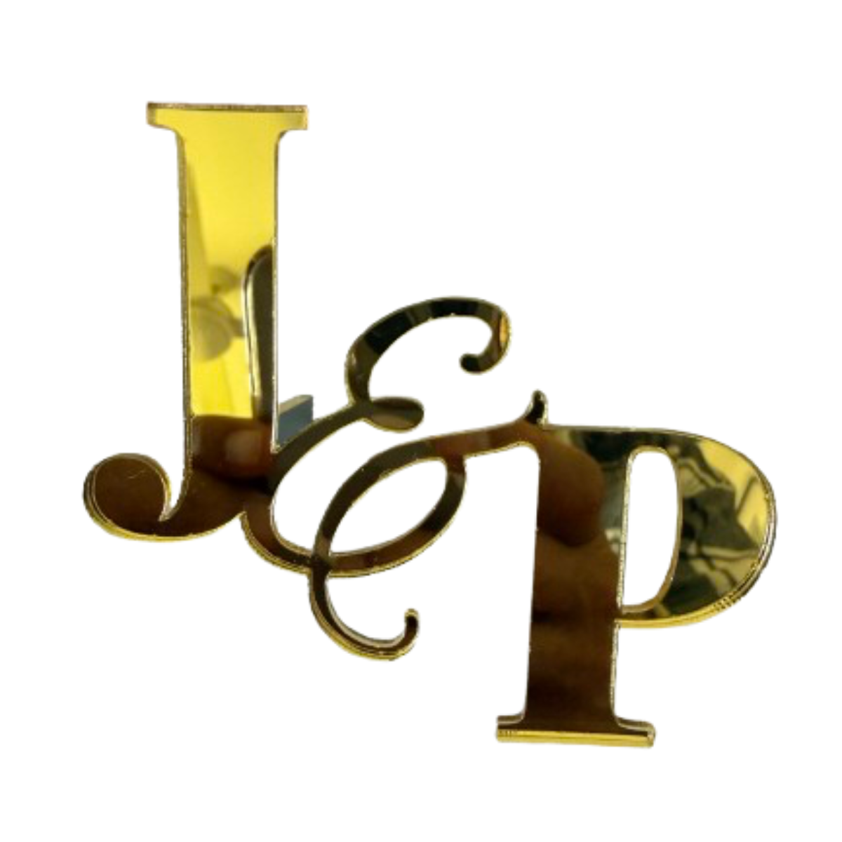 Personalised Acrylic Cake Topper – Custom Name & Date – Wedding, Birthday & Baby Shower – Gold, Silver & Rose Gold – Australia