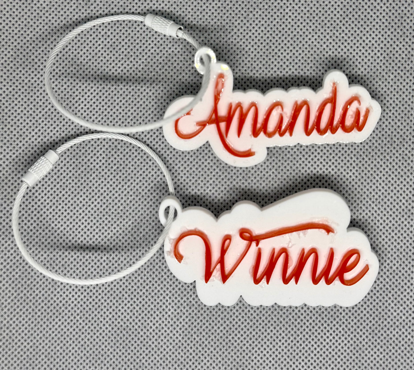 Keychain and Bagtags