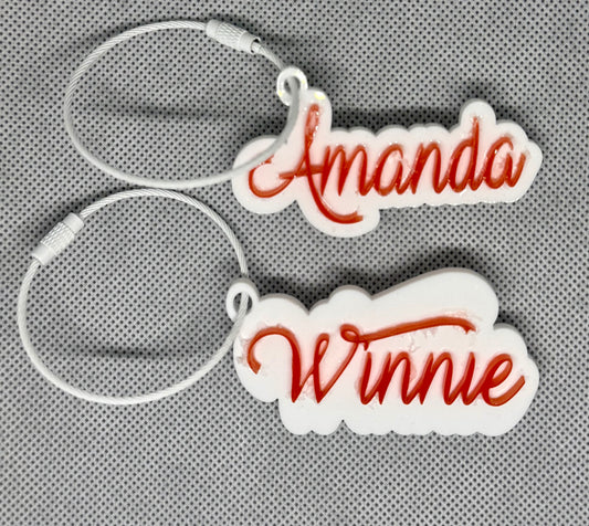 Keychain and Bagtags