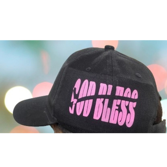 Personalised Embroidered Snapback Cap – Custom God Bless Hat – Birthday Gift for Him – Australia