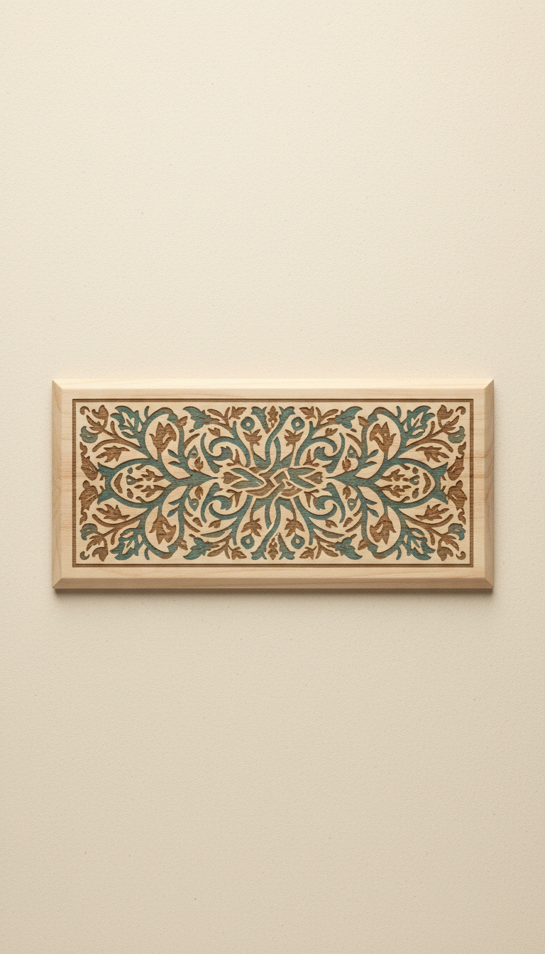 Personalized House Name Plate in Wood